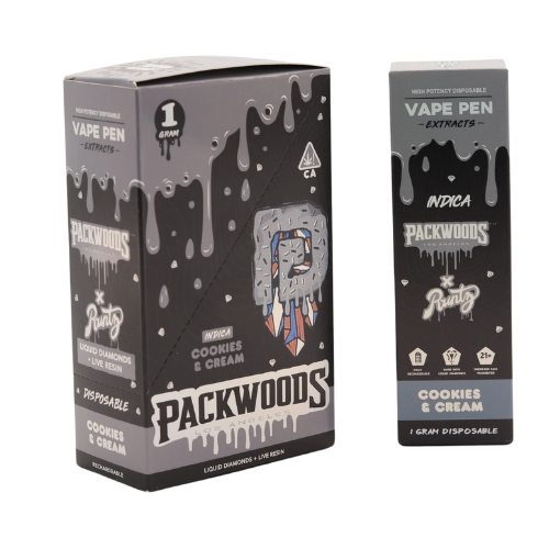 Packwoods x Runtz 1G Disposable Vape Carts (EMPTY)