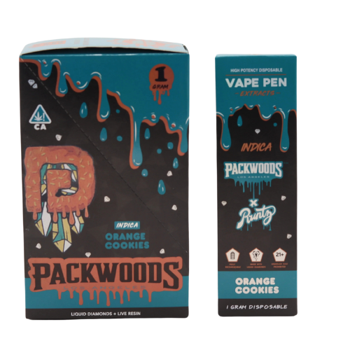 Packwoods x Runtz 1G Disposable Vape Carts (EMPTY)